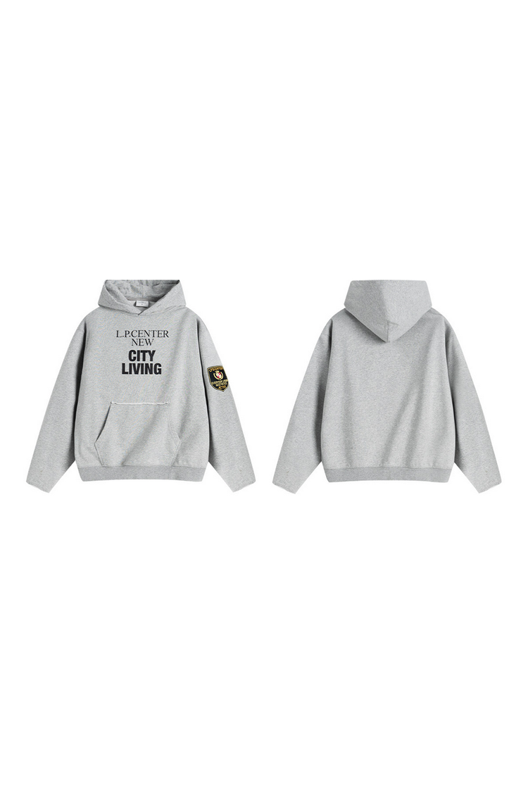 Badge Print Tracksuit Set — Loopsoon — view 7