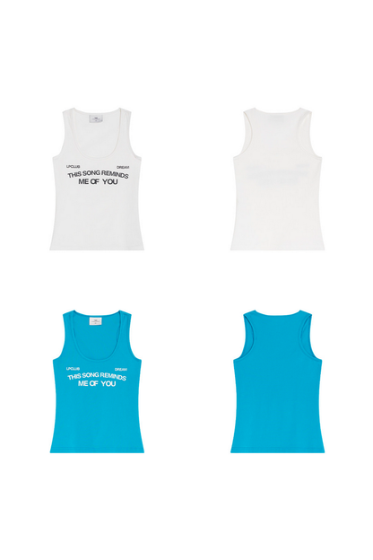 Slim Stretch Graphic Tank