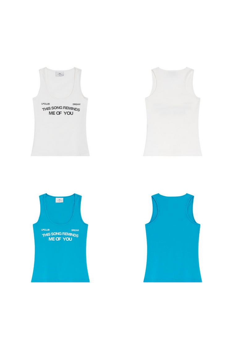 Slim Stretch Graphic Tank — Loopsoon — view 6