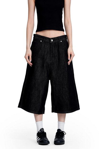 Raw Denim Shorts