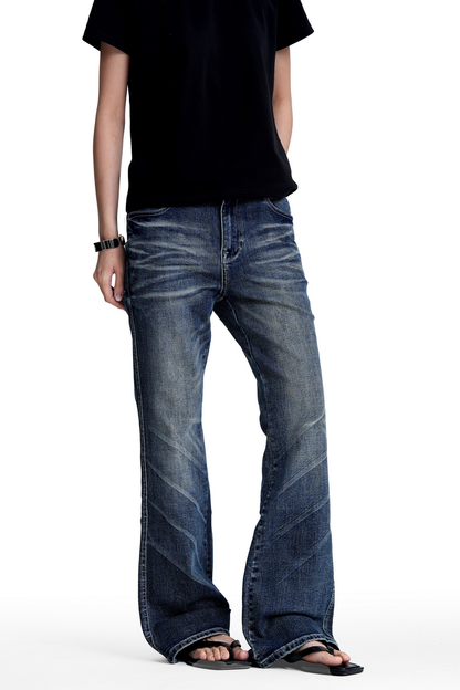 Gradient Bootcut Jeans