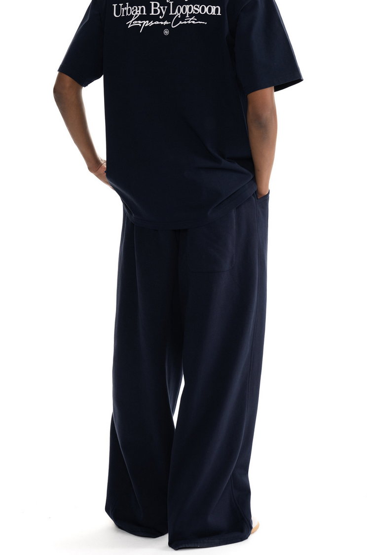 Wide Leg Sweatpants — Loopsoon — view 2