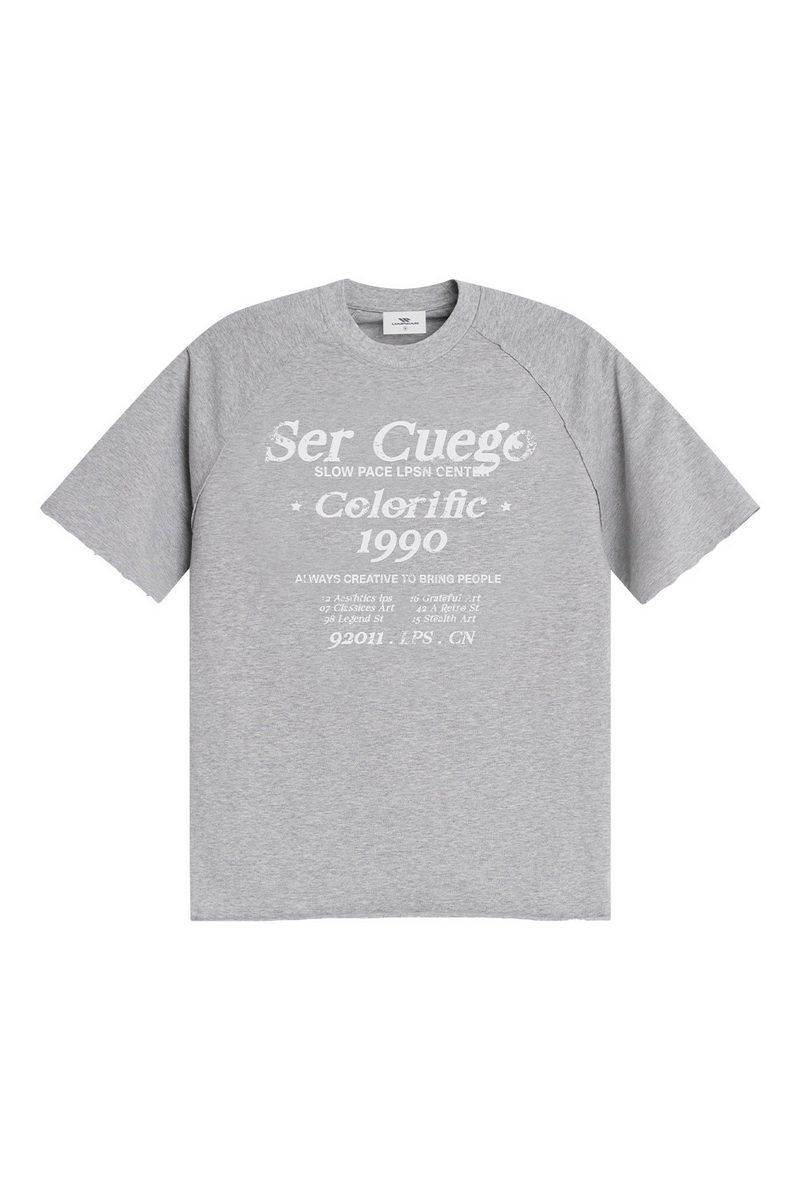 Frayed Letter Graphic Tee