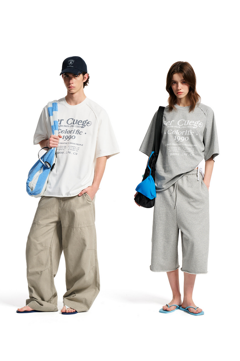 Frayed Letter Graphic Tee