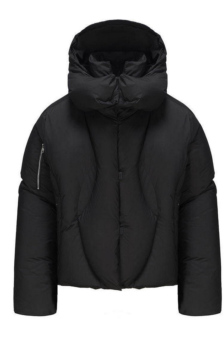 Detachable Hood Down Jacket — Taichiism — view 8