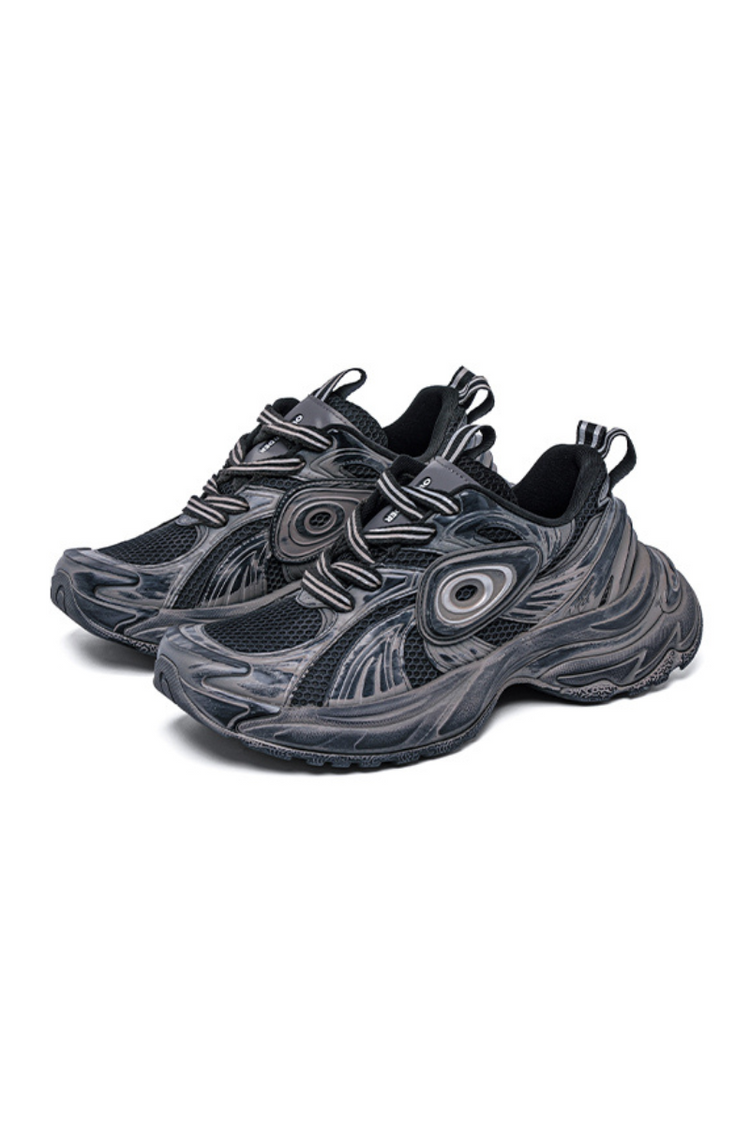 Turbo GT Black Sneakers — Old Order — view 6