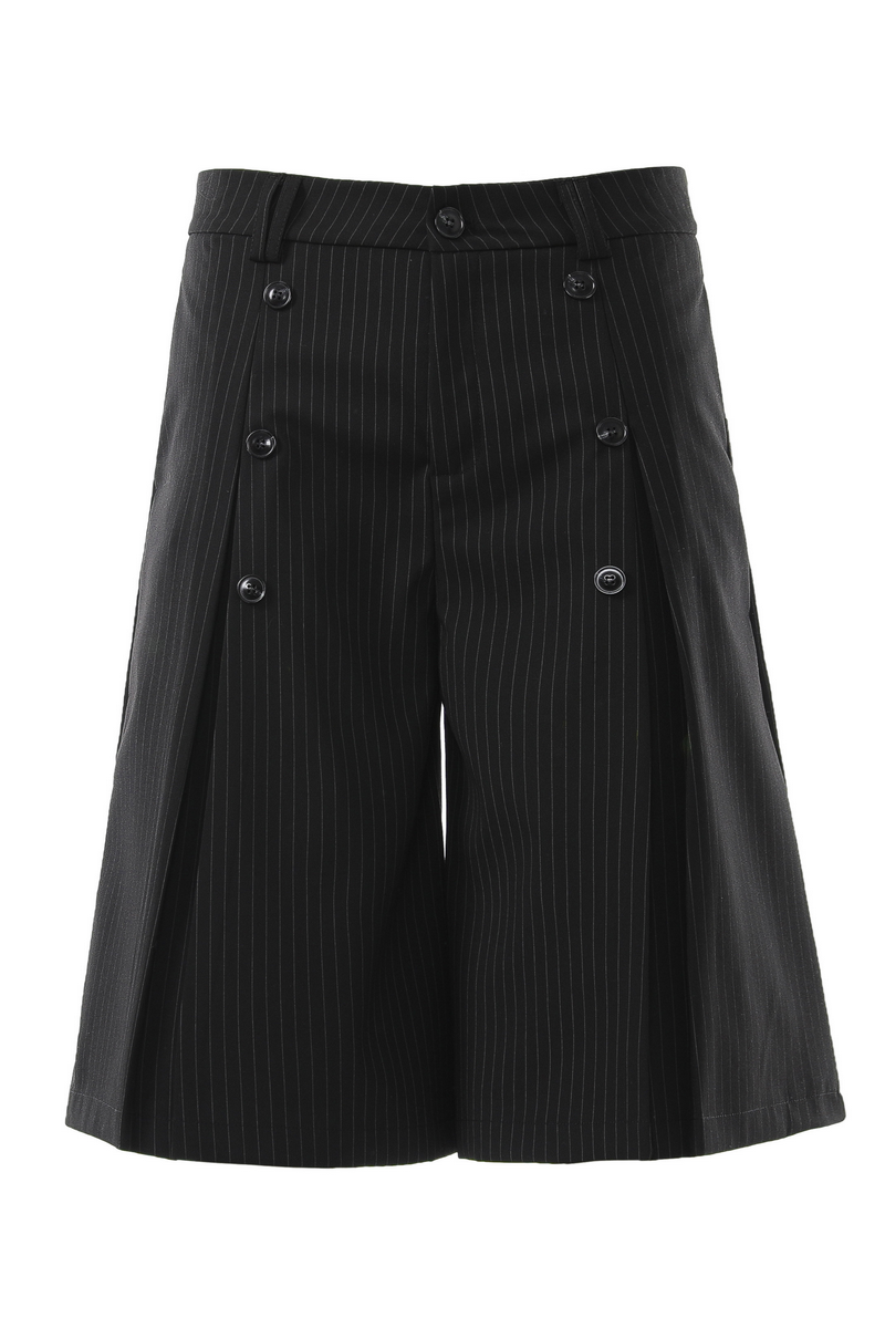 Striped Cropped Trousers