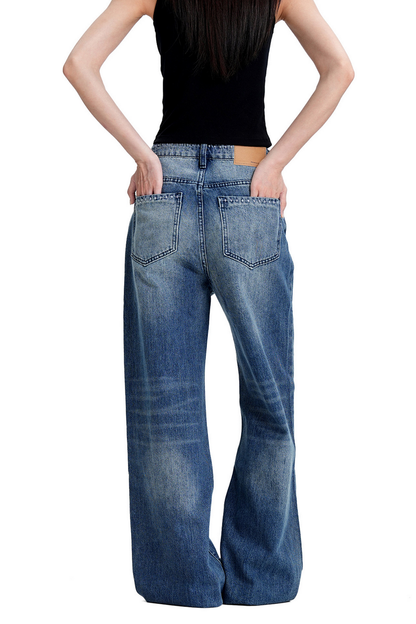 Button Washed Jeans