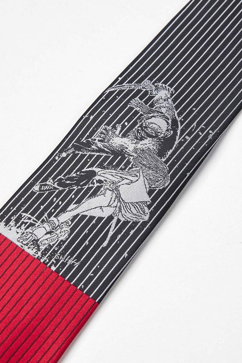 Striped Graphic Tie