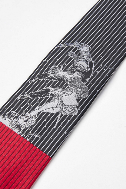 Striped Graphic Tie