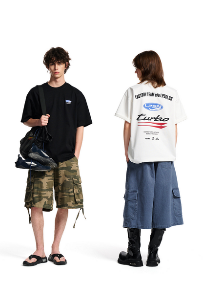 Retro Letter Graphic Tee