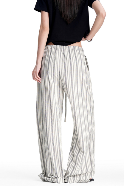 Striped Relaxed Casual Pants