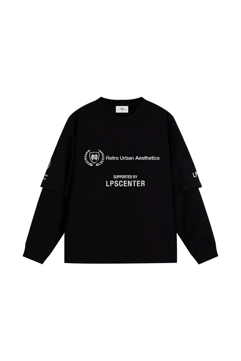 Layered Graphic Long Sleeve Tee