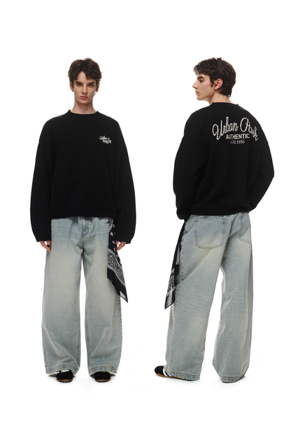 Jacquard Crewneck Sweater