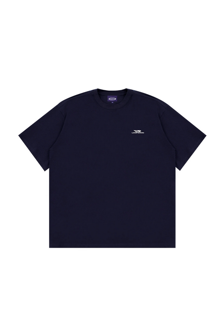 Heavyweight Letter Print T-Shirt — Loopsoon — view 6