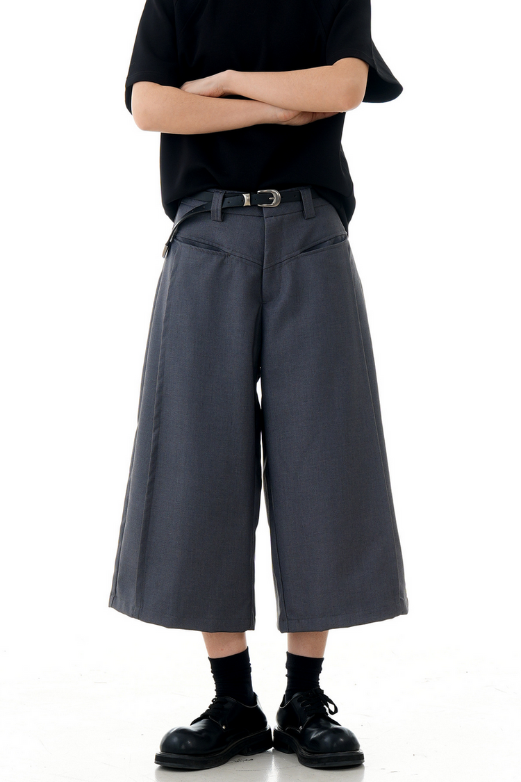 Old Money Tailored Shorts — Trenqor Basics — view 2