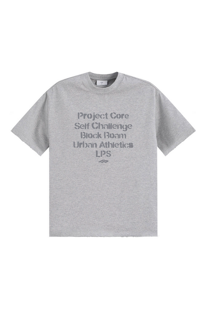 Heavyweight Letter T-Shirt