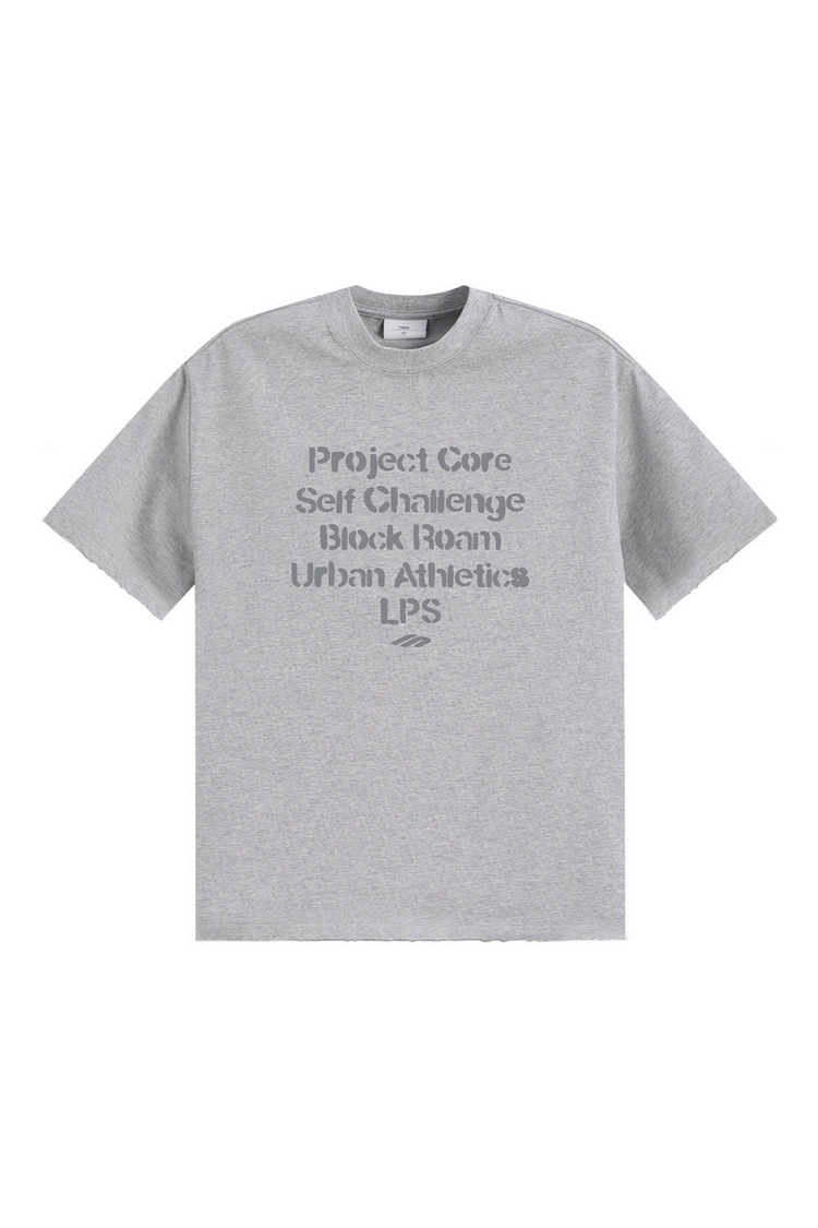 Heavyweight Letter T-Shirt — Loopsoon — view 4