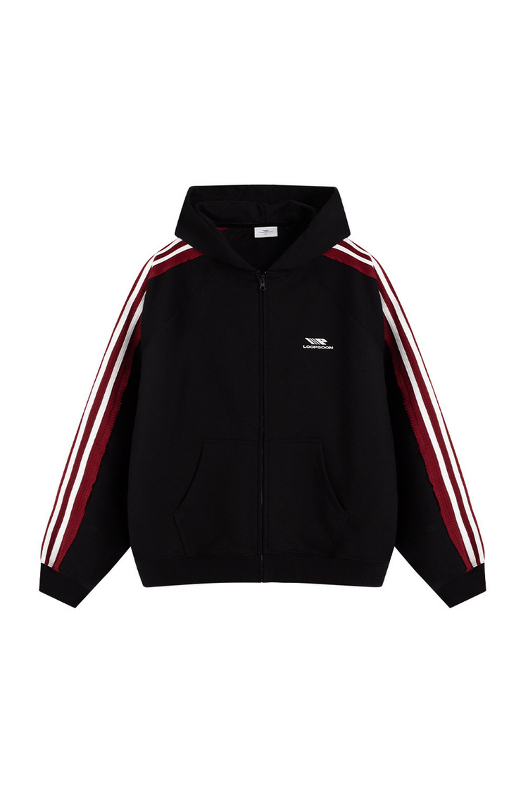 Patchwork Hoodie Set — Loopsoon — view 3