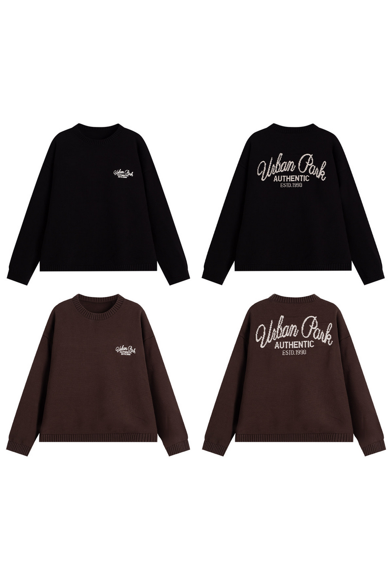 Jacquard Crewneck Sweater