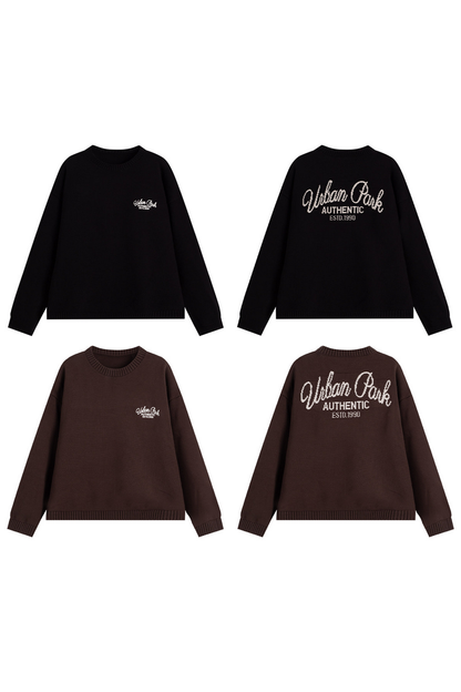 Jacquard Crewneck Sweater