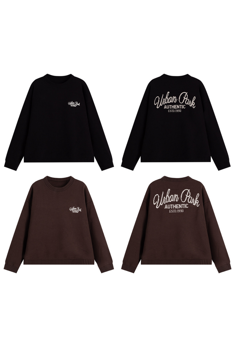 Jacquard Crewneck Sweater — Loopsoon — view 7