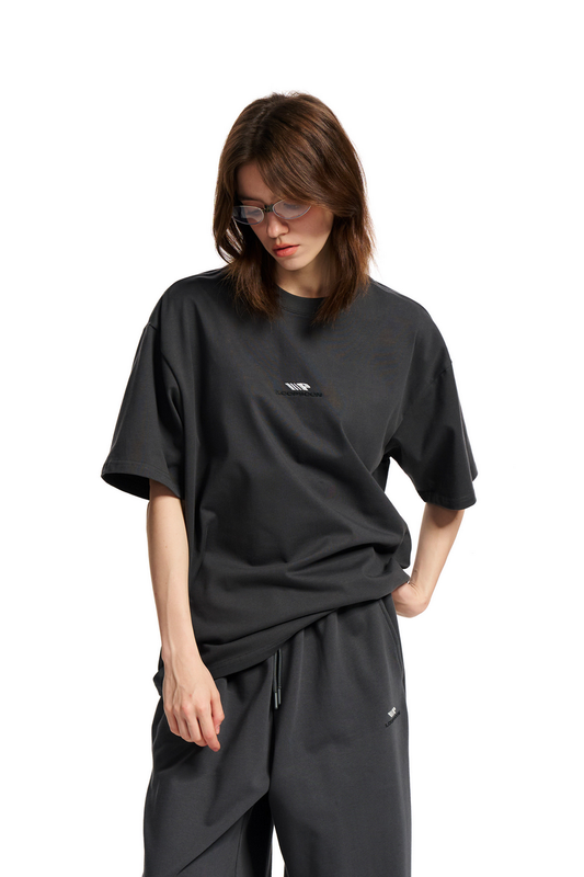 Embroidered Logo Crew Tee — Loopsoon