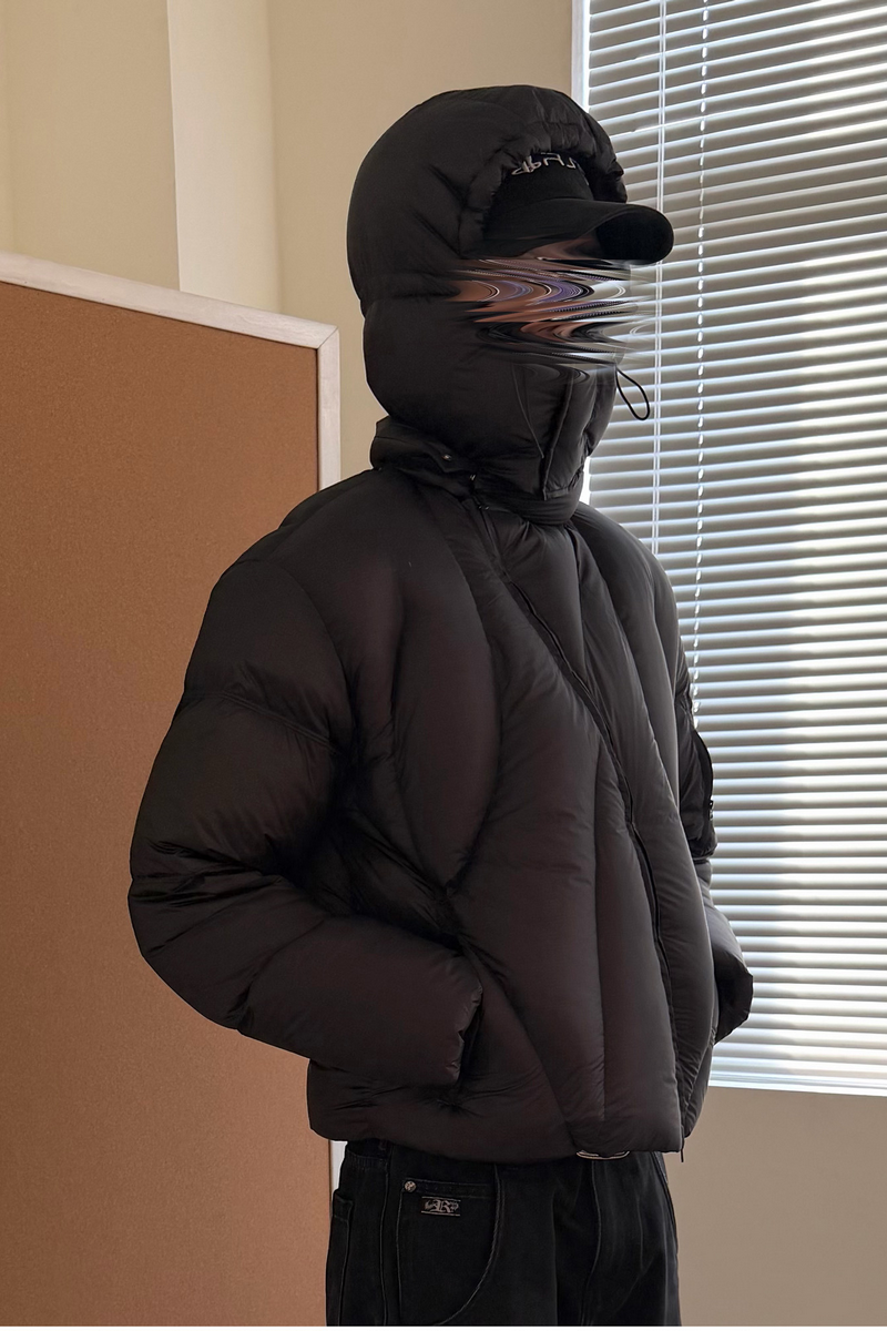 Hooded Down Puffer Jacket