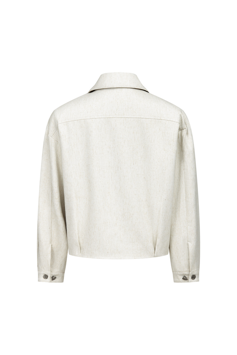 Floral Linen Blend Jacket