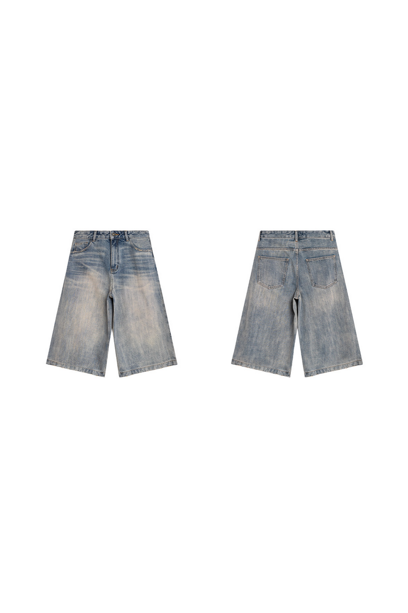 Washed Cropped Jorts