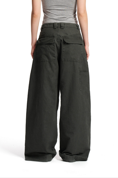 Wide Leg Cargo Pants