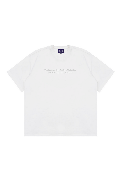 Multi Line Print T-Shirt