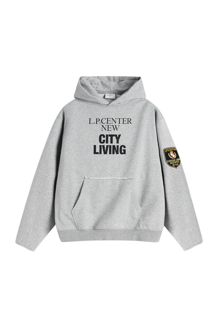 Badge Print Tracksuit Set — Loopsoon — view 4