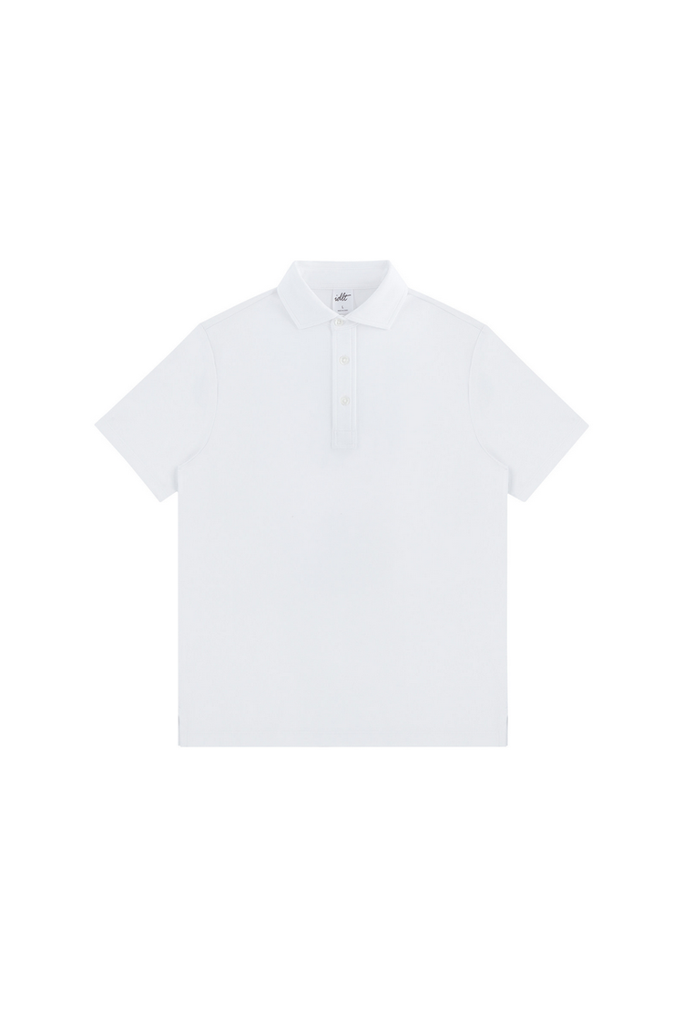 Silk Linen Polo Shirt — IDLT — view 3