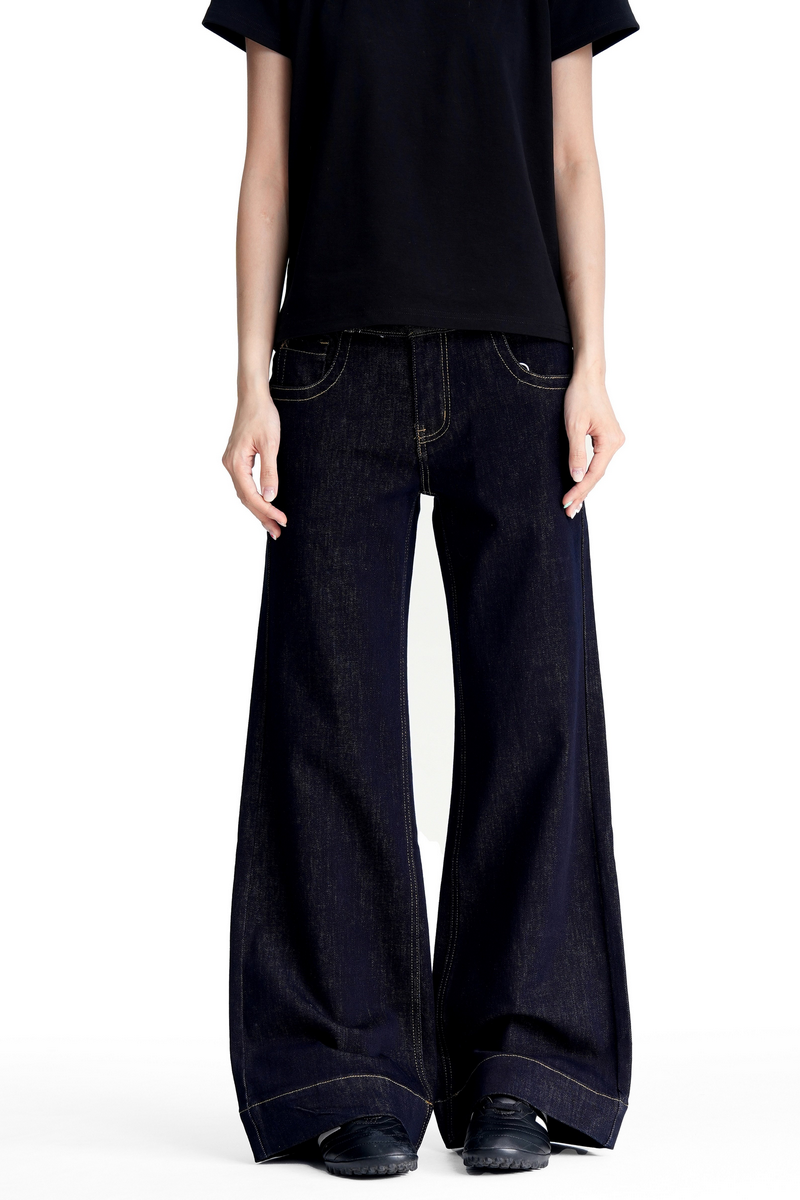 Raw Denim Bootcut Jeans