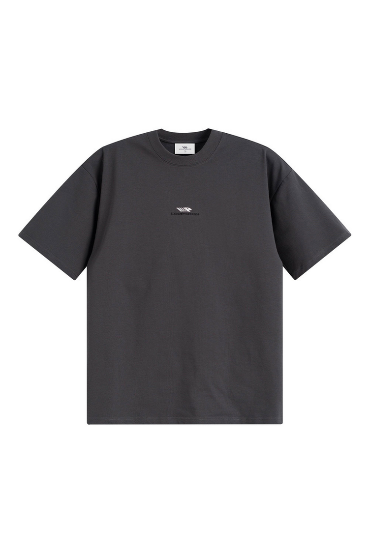 Embroidered Logo Crew Tee — Loopsoon — view 5