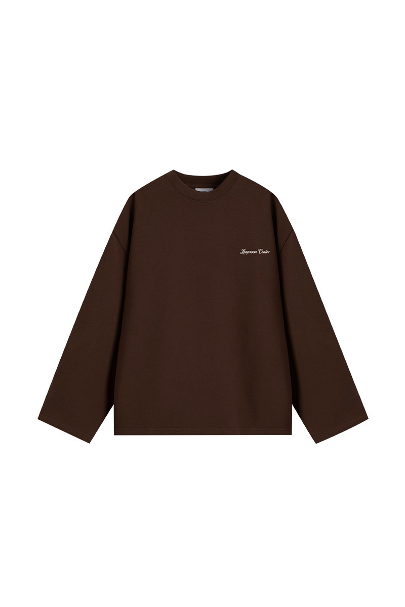 Wheat Print Long Sleeve Top