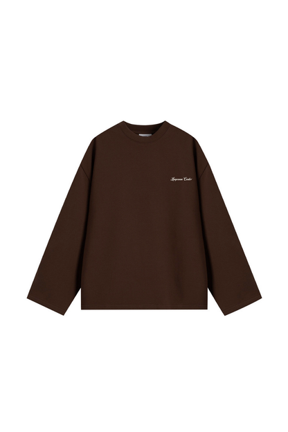 Wheat Print Long Sleeve Top