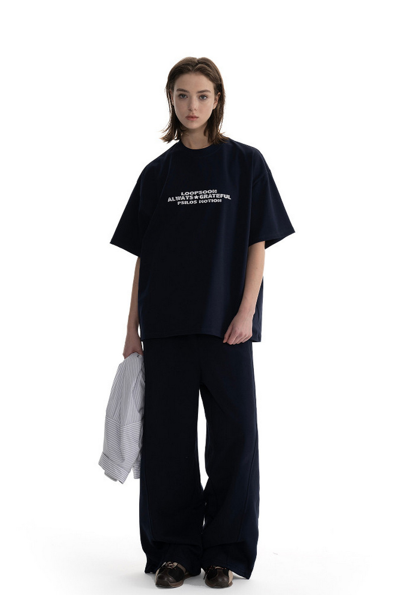 Letter Print Oversized T-Shirt