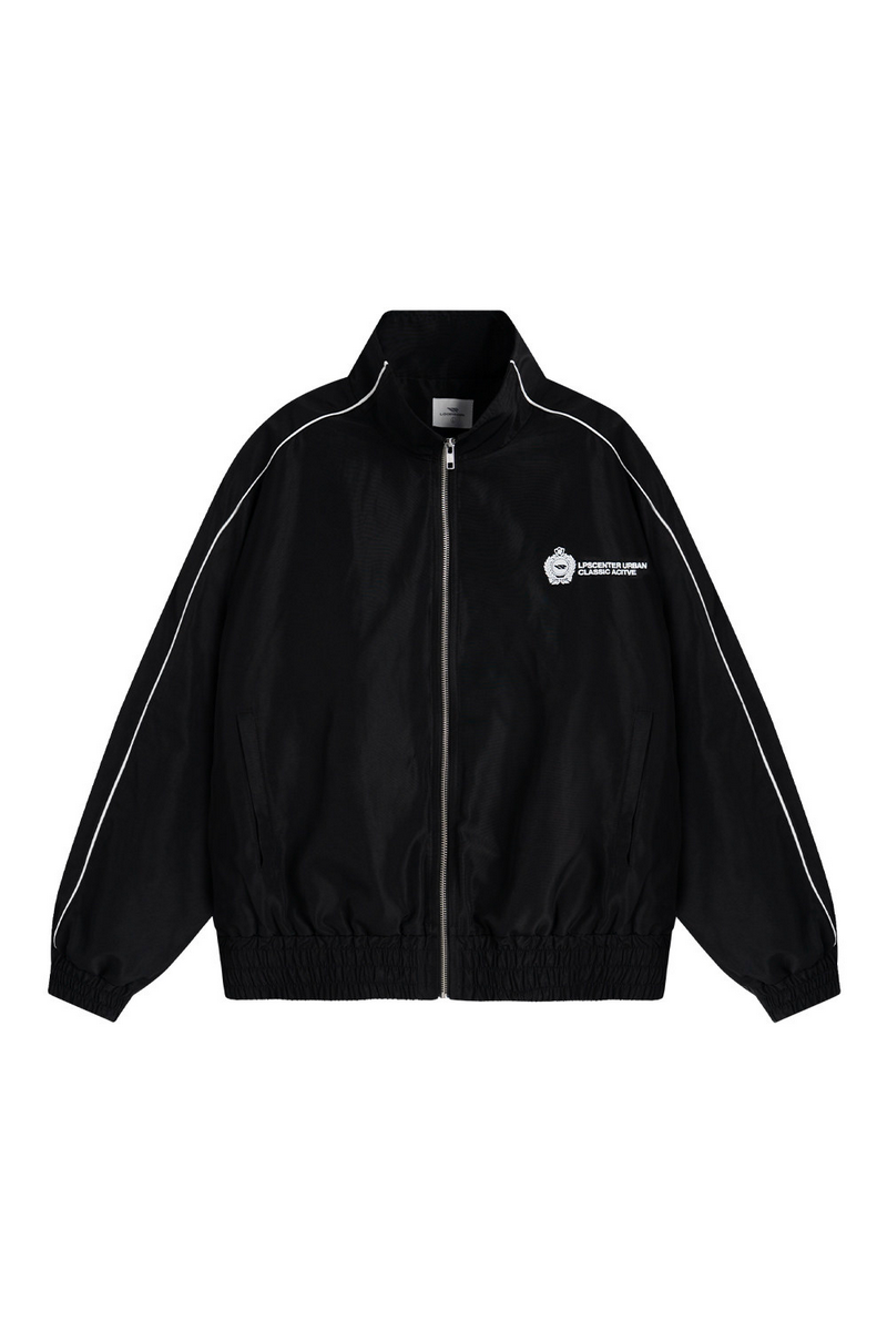 Badge Print Track Jacket