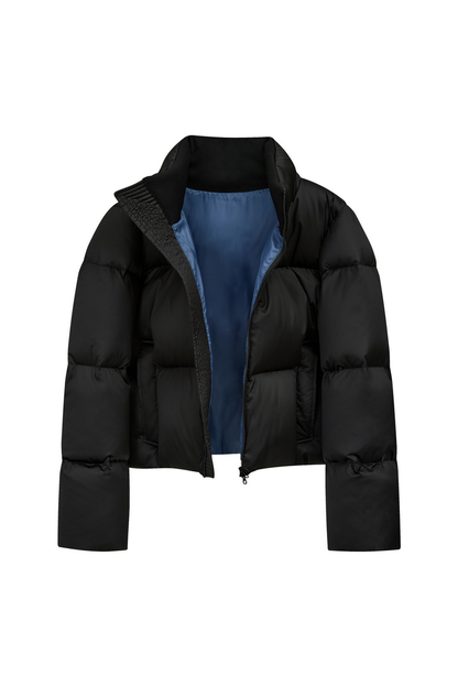 Satin Boxy Down Jacket