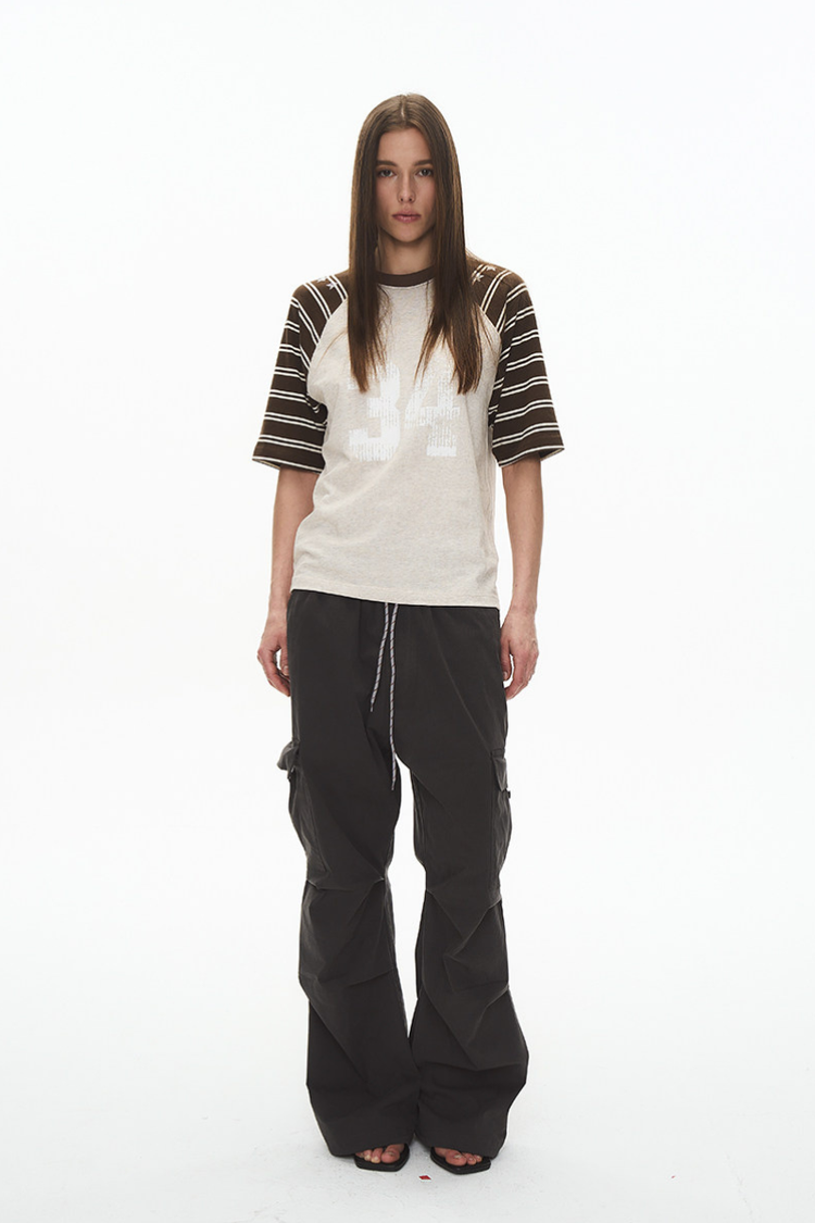 34 Striped Raglan Tee — Blind/No Plan — view 5