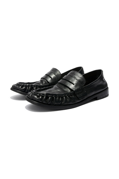 Washed Horsehide Loafers