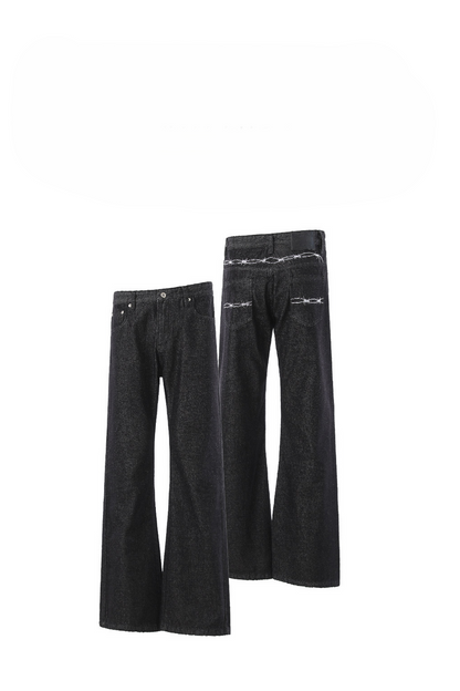 Thorn Embroidered Jeans