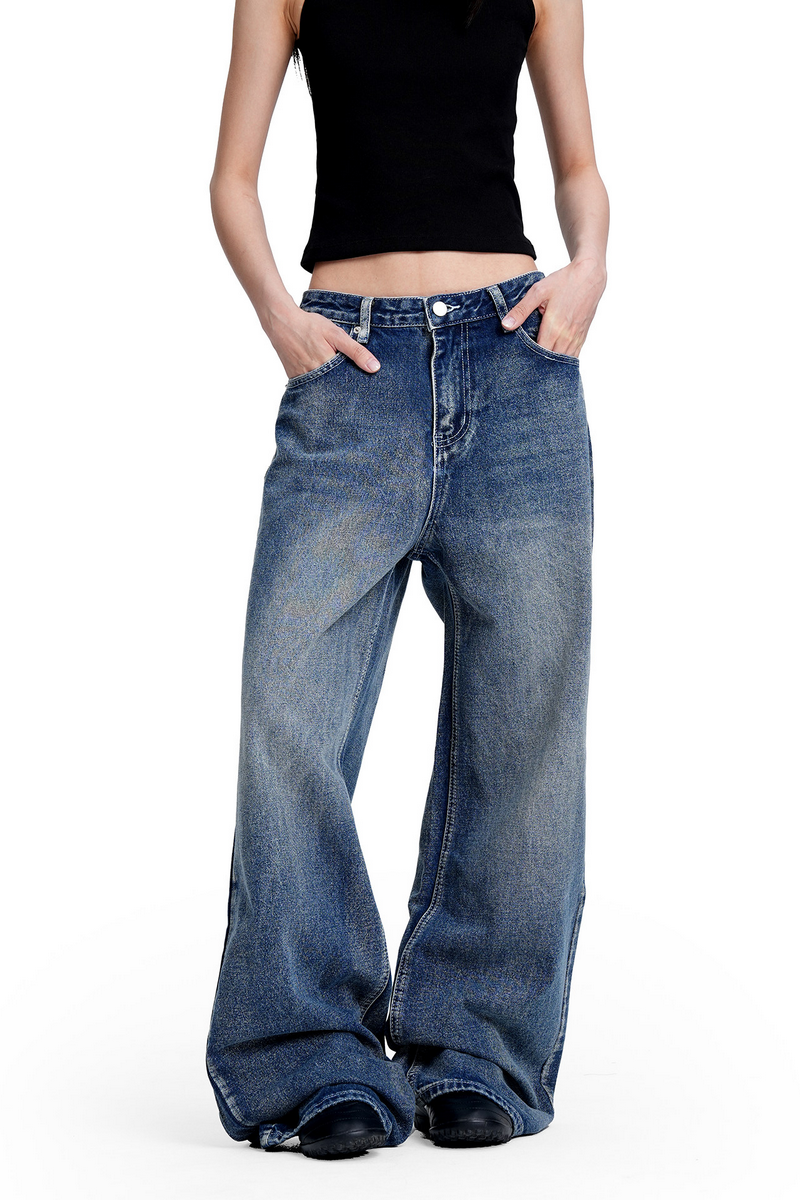 Star Embroidered Jeans