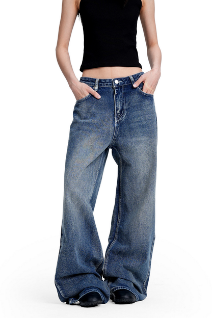 Star Embroidered Jeans