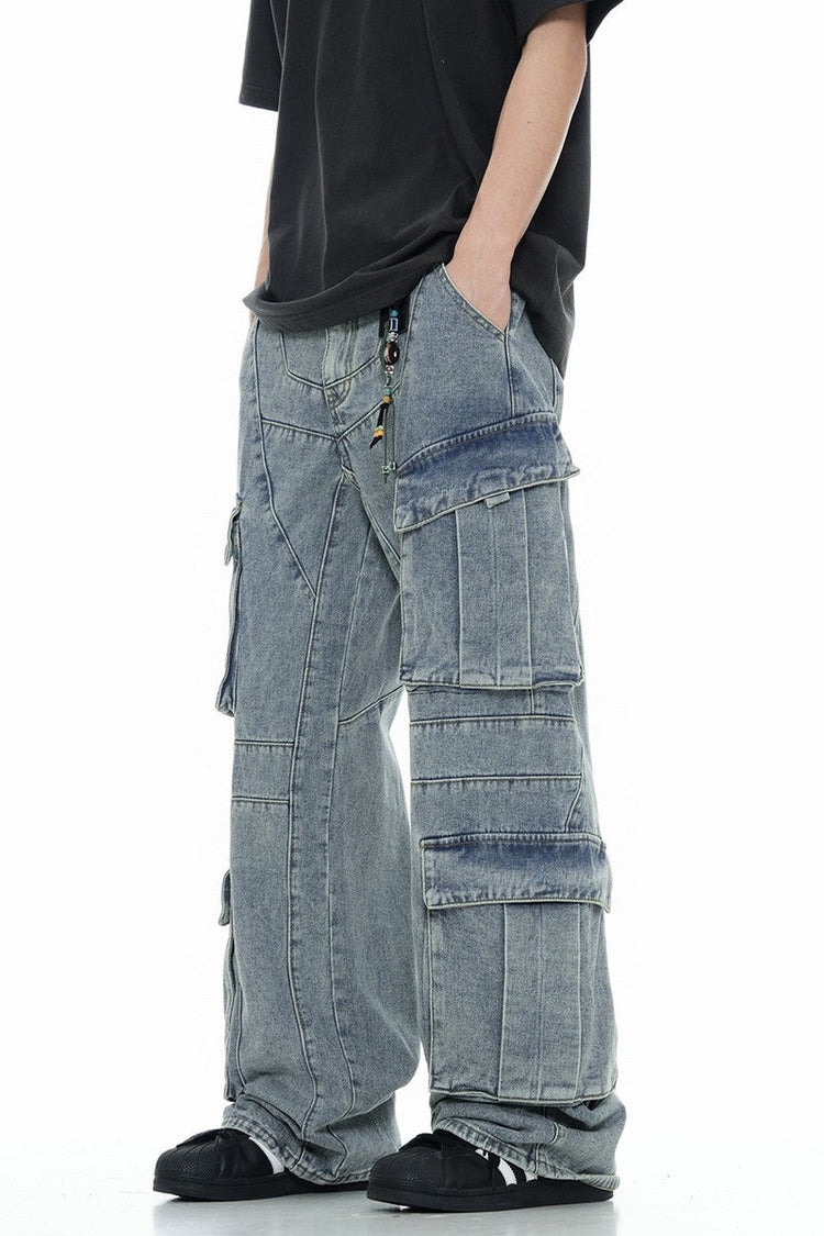 Heavyweight High Street Jeans — Trenqor Basics — view 3