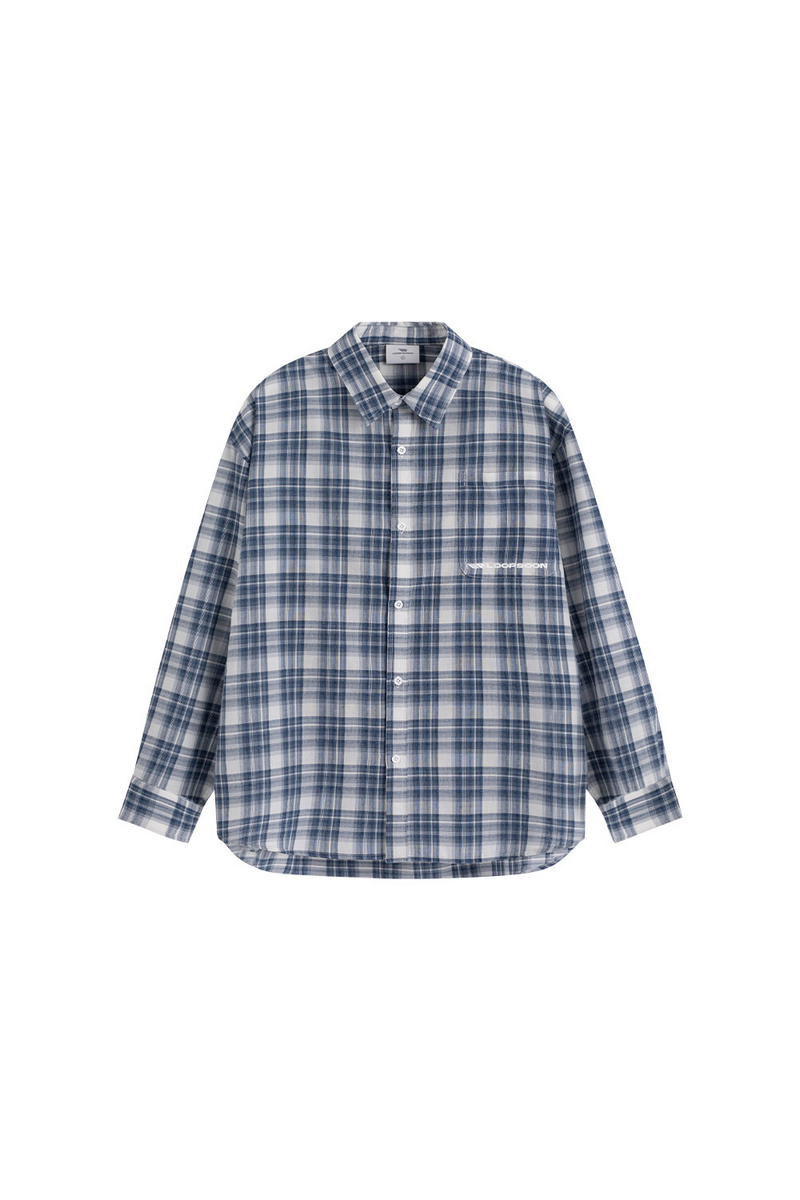 Oversized Plaid Shirt Jacket