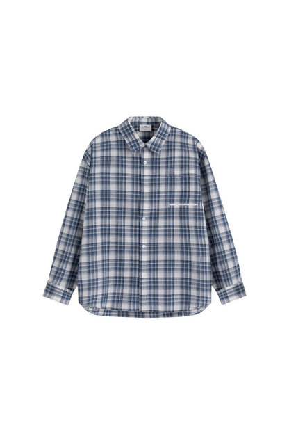 Oversized Plaid Shirt Jacket