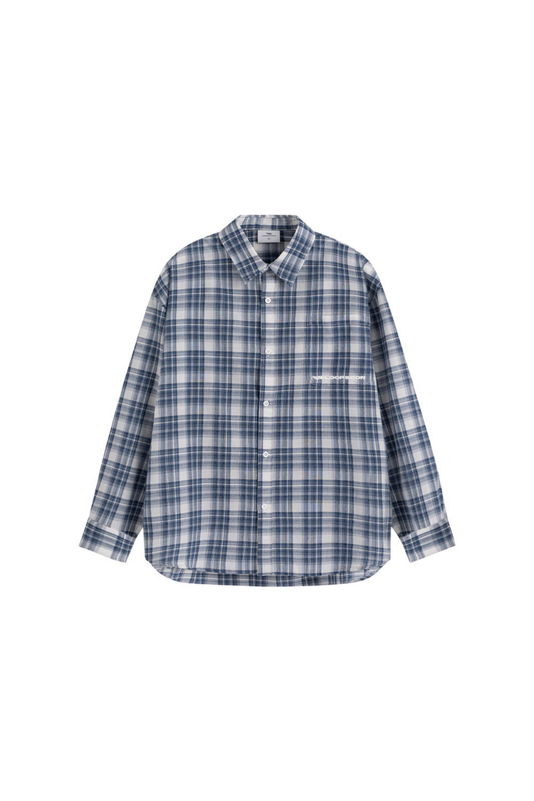 Oversized Plaid Shirt Jacket — Loopsoon — view 6